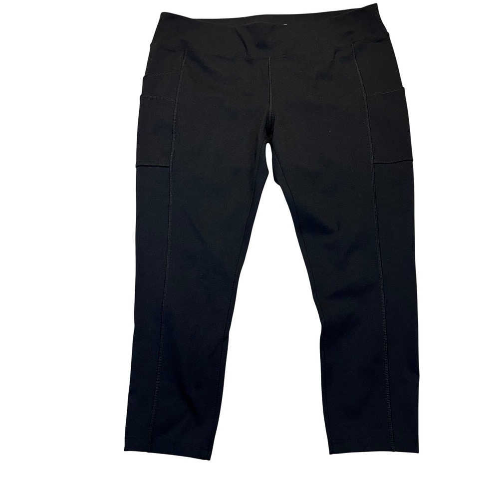 Carhartt Force Fitted Leggings Women XL Black Crop Utility Workwear BN5321-W